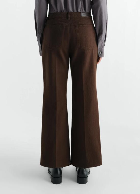  르메르 팬츠 019fb281 2fc9 7c37 ae16 0c66cdf3d145 BROWN - LEMAIRE
