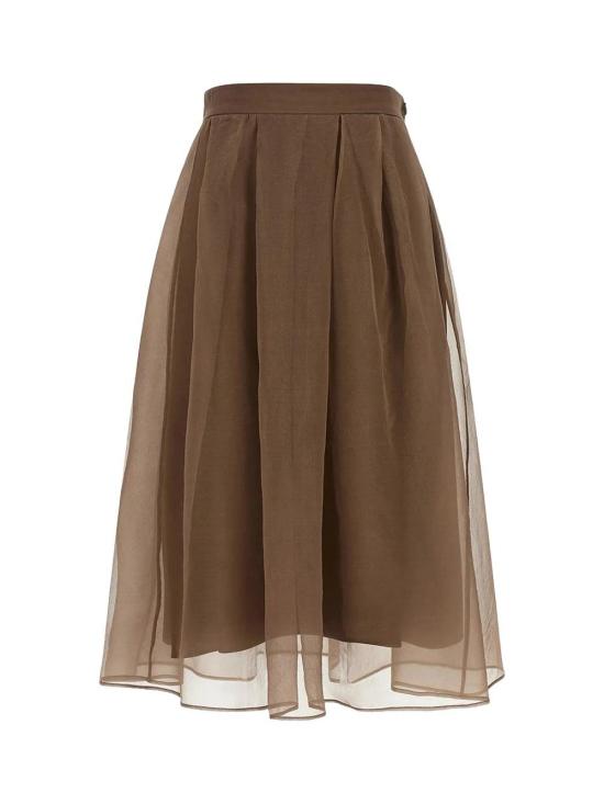  브루넬로 쿠치넬리 스커트 01a0a4b4 ce89 7fb6 bcb3 d9a9251b2318 BROWN - BRUNELLO CUCINELLI