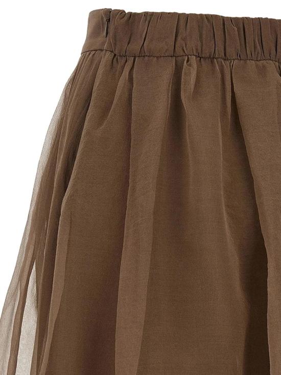  브루넬로 쿠치넬리 스커트 01a0a4b4 ce89 7fb6 bcb3 d9a9251b2318 BROWN - BRUNELLO CUCINELLI