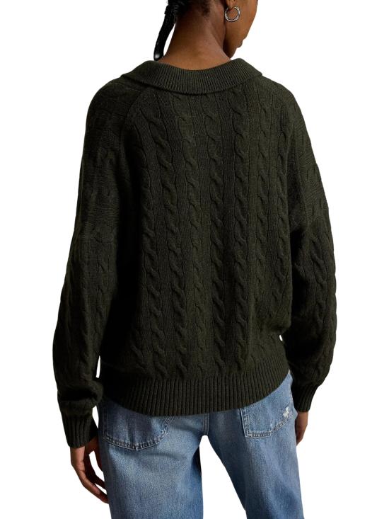26FW 랄프 로렌 긴팔 티셔츠 211B17767 002 GREEN - RALPH LAUREN