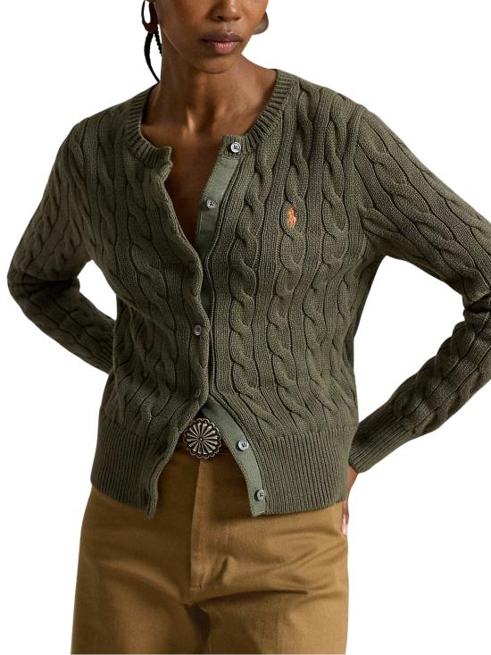 26FW 랄프 로렌 가디건 211971868 512 GREEN - RALPH LAUREN