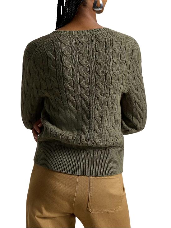 26FW 랄프 로렌 가디건 211971868 512 GREEN - RALPH LAUREN