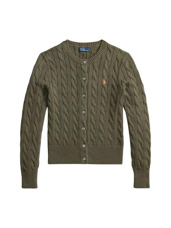 26FW 랄프 로렌 가디건 211971868 512 GREEN