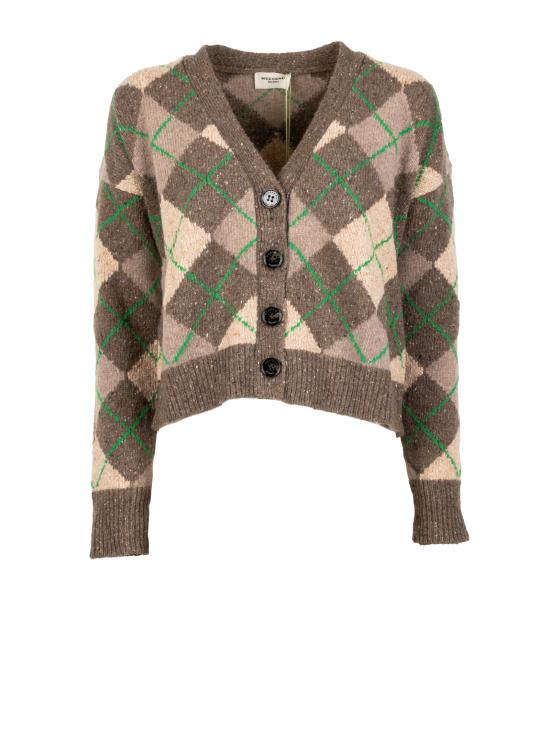 26FW 위켄드막스마라 가디건 2625346082600 ABILE001 DIS ARGYLE