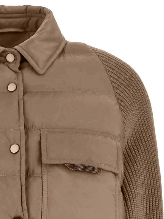  브루넬로 쿠치넬리 패딩 01a03d69 dc9a 78f7 a95f c27efd9ce4c2 BROWN - BRUNELLO CUCINELLI