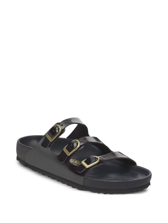 25FW 버켄스탁 슈즈 1029385 SHINEBLACKNATURALLEA - BIRKENSTOCK