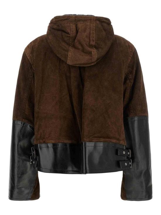 26FW 사카이 가죽 자켓 2608662601 BROWN - SACAI