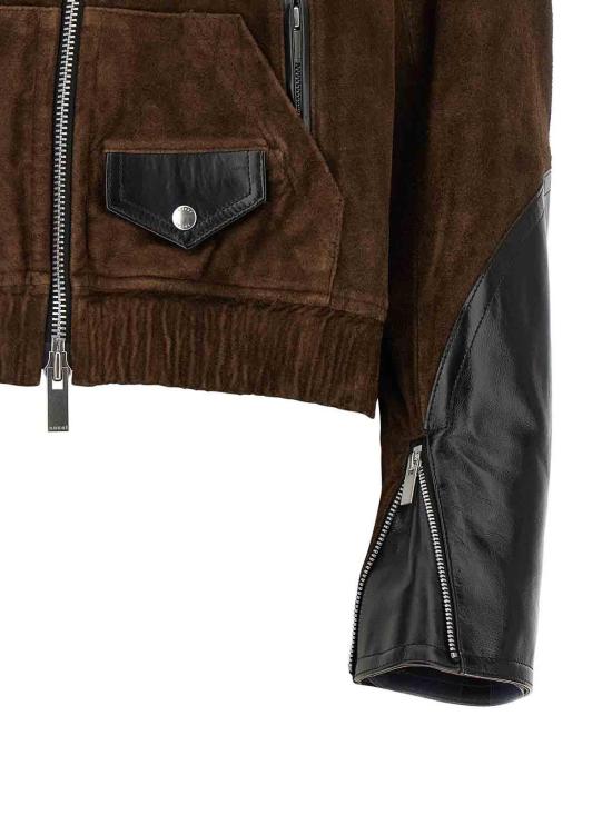 26FW 사카이 가죽 자켓 2608662601 BROWN - SACAI