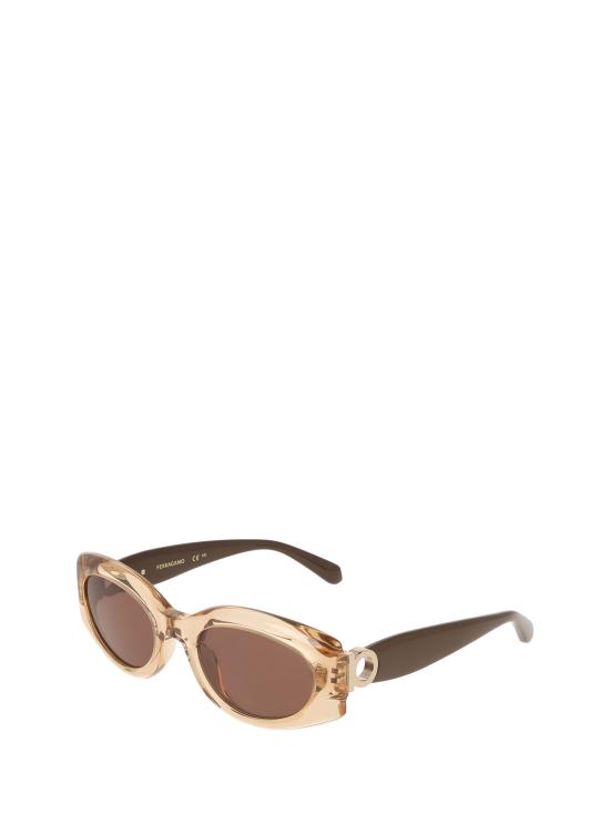26FW 살바토레 페라가모 선글라스 SF2118S 213 TRANSPARENT LIGHT BROWN - SALVATORE FERRAGAMO