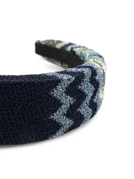 26FW 미소니 헤어 액세서리 CC00VMDA8220001 BLUE - MISSONI