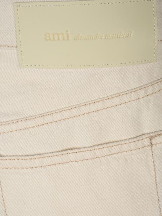 26FW 아미 스트레이트 팬츠 HTR450 DE0134136 BLANC CREME - AMI