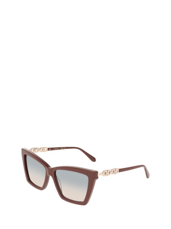26FW 살바토레 페라가모 선글라스 SF2112S 606 BURGUNDY - SALVATORE FERRAGAMO