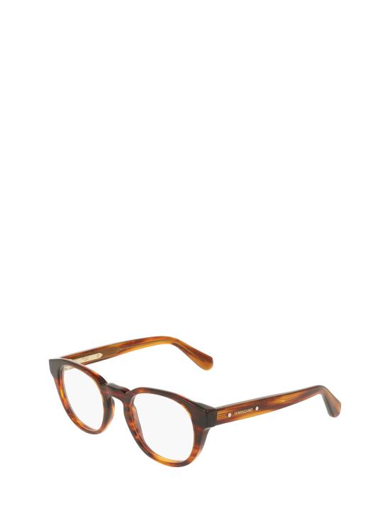 26FW 살바토레 페라가모 안경 SF3083 208 BROWN HORN - SALVATORE FERRAGAMO