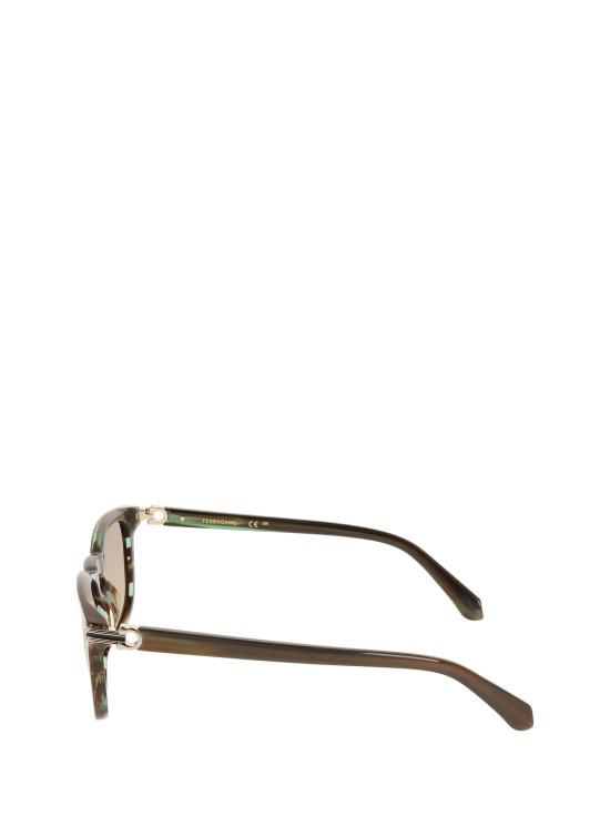 26FW 살바토레 페라가모 선글라스 SF2120S 208 BROWN HORN - SALVATORE FERRAGAMO