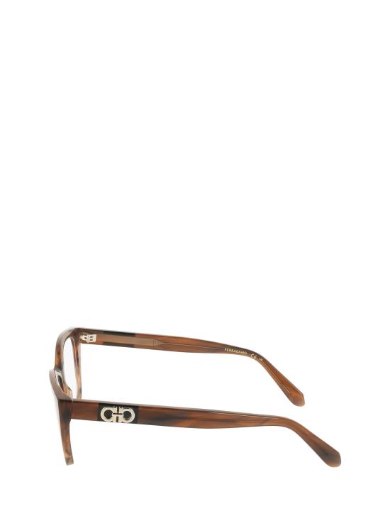 26FW 살바토레 페라가모 안경 SF3074 216 STRIPED BROWN - SALVATORE FERRAGAMO