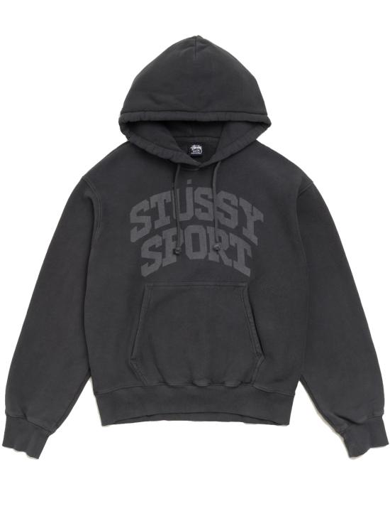26FW 스투시 후드 티셔츠 1925217 0090 FADED BLACK