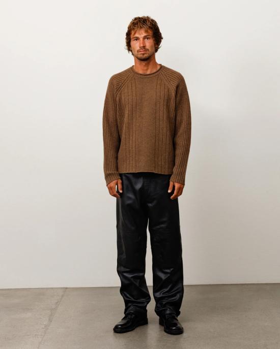 26FW 스투시 스웨터 117314 1001 BROWN - STUSSY