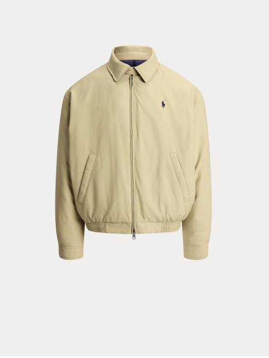 26FW 랄프 로렌 자켓 트윌 콘 임보티투라 베이지 색상의 Giacca Sportiva - RALPH LAUREN