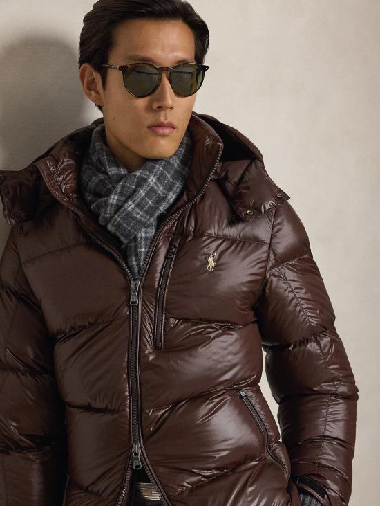 26FW 랄프 로렌 자켓 립스톱 마로네의 피우미노 루시도 콘 카푸치오 - RALPH LAUREN