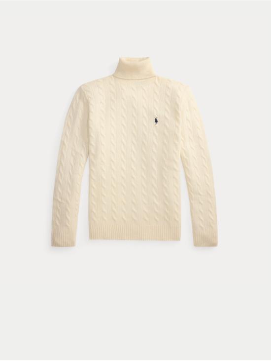 26FW 랄프 로렌 스웨터 말리아 콜로 알토 아 트레체 크레마 - RALPH LAUREN
