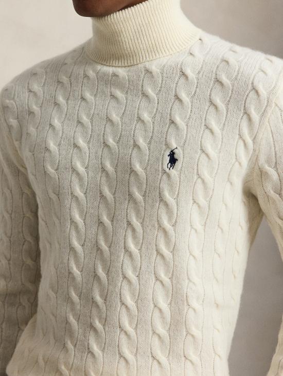 26FW 랄프 로렌 스웨터 말리아 콜로 알토 아 트레체 크레마 - RALPH LAUREN