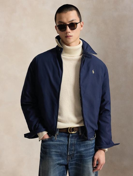 26FW 랄프 로렌 자켓 트윌 콘 임보티투라 블루(Twill con Imbottitura Blu) 소재의 Giacca Sportiva