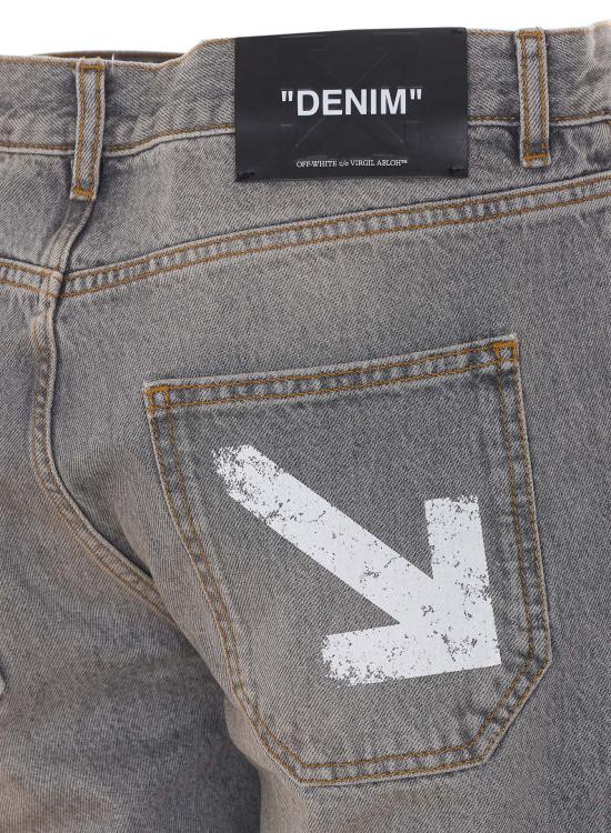 26FW 오프화이트 데님 팬츠 OMYA18JF26DEN003 020 GREY - OFF WHITE