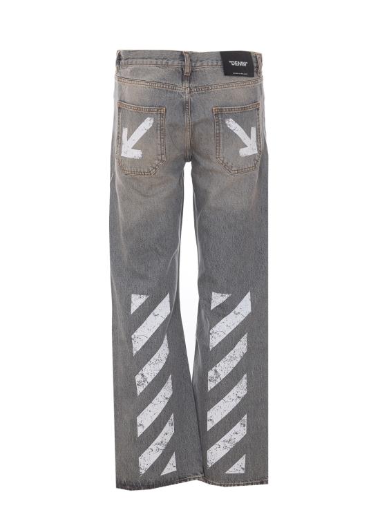 26FW 오프화이트 데님 팬츠 OMYA18JF26DEN003 020 GREY - OFF WHITE