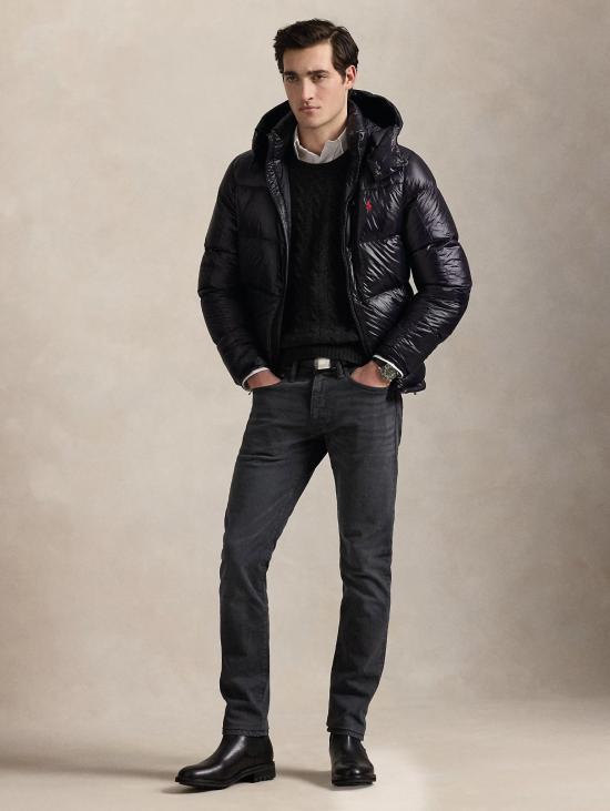 26FW 랄프 로렌 자켓 립스톱 네로(Ripstop Nero)의 피우미노 루시도 콘 카푸치오 - RALPH LAUREN