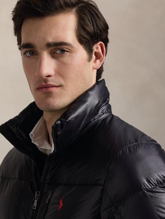 26FW 랄프 로렌 자켓 립스톱 네로(Ripstop Nero)의 피우미노 루시도 콘 카푸치오 - RALPH LAUREN