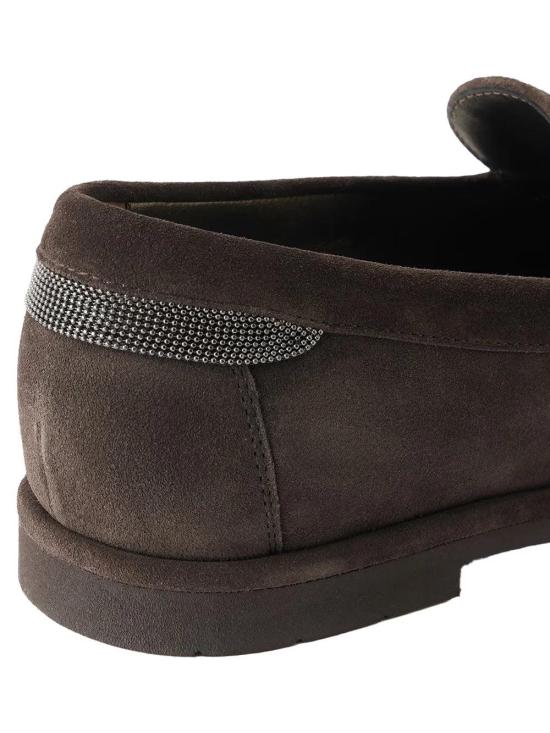  브루넬로 쿠치넬리 플랫 슈즈 01a0952a d218 728c 924c d25ff4e10d2e BROWN - BRUNELLO CUCINELLI