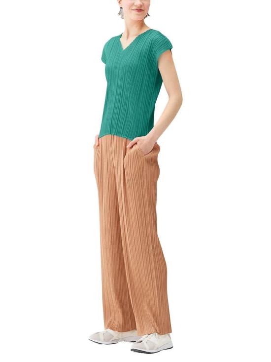  이세이 미야케 블라우스 01a03d69 3de4 7f23 94fc 1a4442b8f0cc GREEN - ISSEY MIYAKE