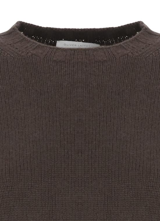 26FW 올리버 라투기 스웨터 D315WS COFFEE BROWN - OLIVER LATTUGHI