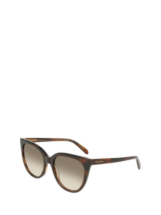 26FW 살바토레 페라가모 선글라스 SF2101S 216 STRIPED BROWN - SALVATORE FERRAGAMO