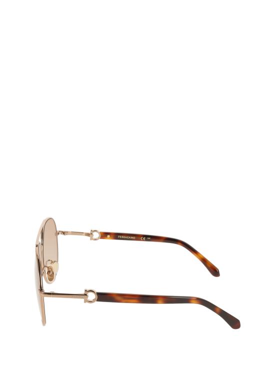 26FW 살바토레 페라가모 선글라스 SF344S 730 AMBER GOLD - SALVATORE FERRAGAMO