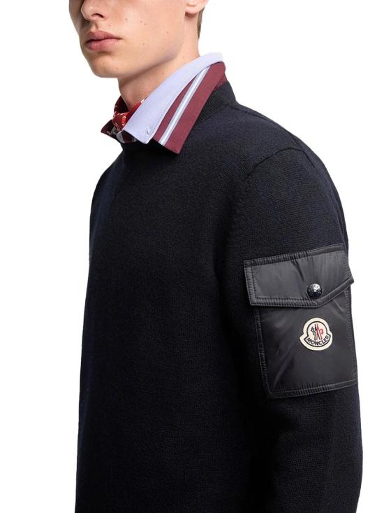  몽클레어 스웨터 01a03d68 e2ec 73e9 b5a4 34d910f15366 NAVY - MONCLER