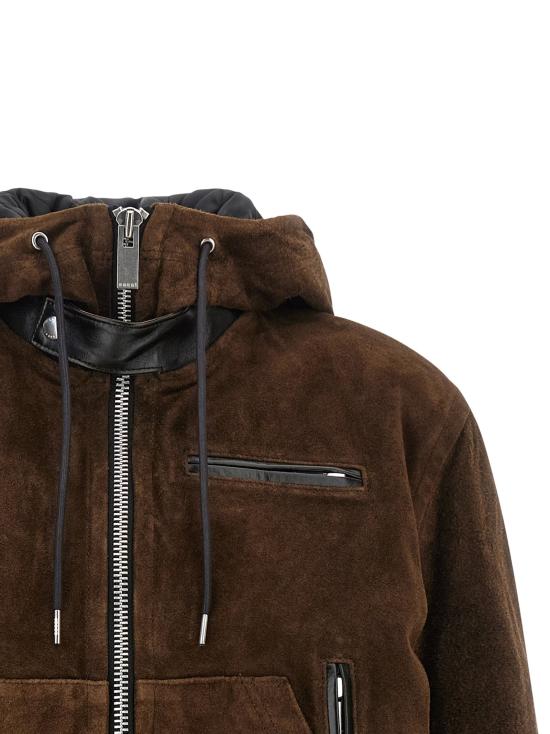 26FW 사카이 패딩 스웨이드 재킷  재킷 브라운 - SACAI