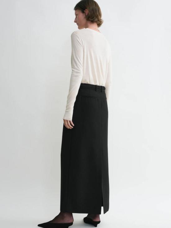  토템 스커트 01a03d69 539a 79a9 98d9 dd31ebc05ff6 BLACK - TOTEME
