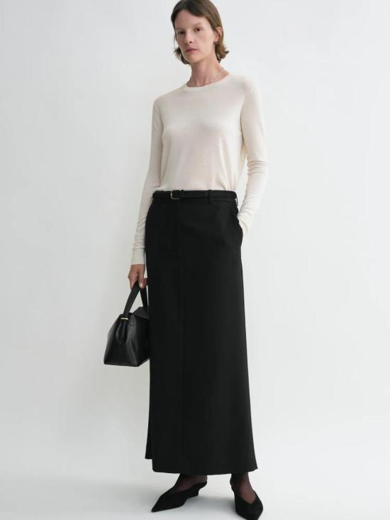  토템 스커트 01a03d69 539a 79a9 98d9 dd31ebc05ff6 BLACK - TOTEME