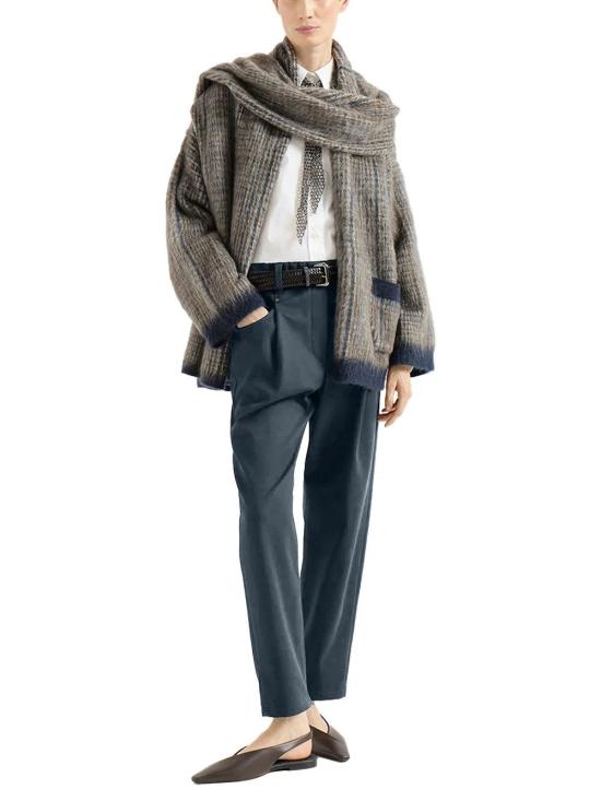 브루넬로 쿠치넬리 트레이닝/조거 팬츠 01a0a4b4 ce38 72b9 ac3f fa6ac2203313 GREY - BRUNELLO CUCINELLI