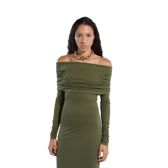 발렌시아가 원피스 019eccc9 3d0d 72a5 8a3c e604c426250e GREEN - BALENCIAGA