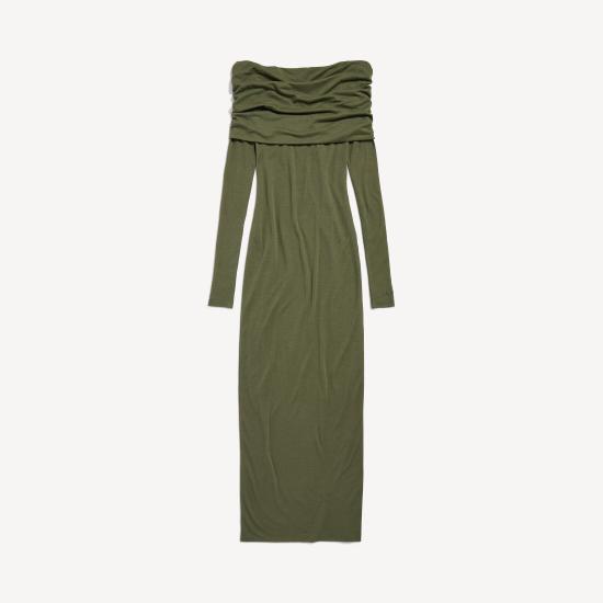  발렌시아가 원피스 019eccc9 3d0d 72a5 8a3c e604c426250e GREEN - BALENCIAGA