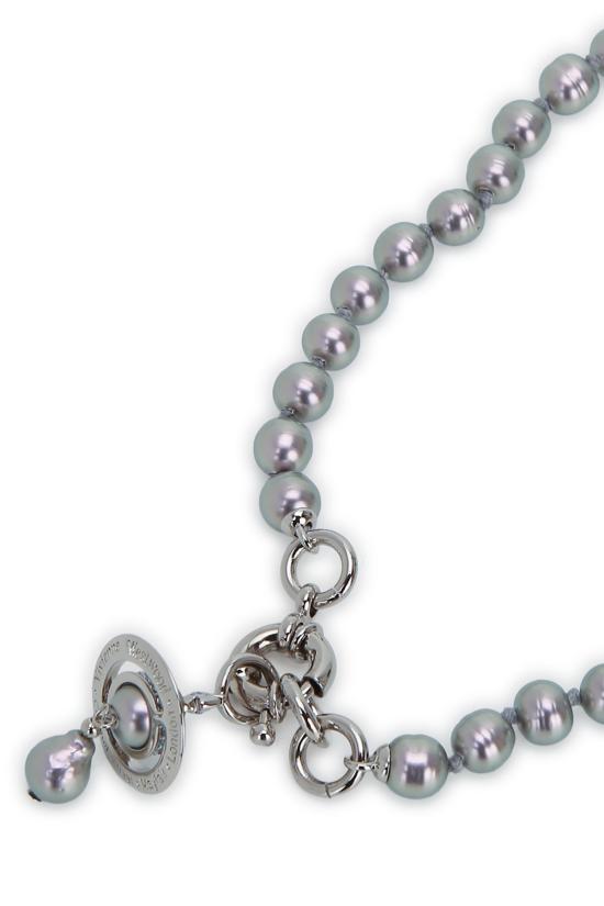 26FW 비비안웨스트우드 알렉사 펄 목걸이 6301011102P757 P757 PLATINUMLIGHTPURPLE - VIVIENNE WESTWOOD