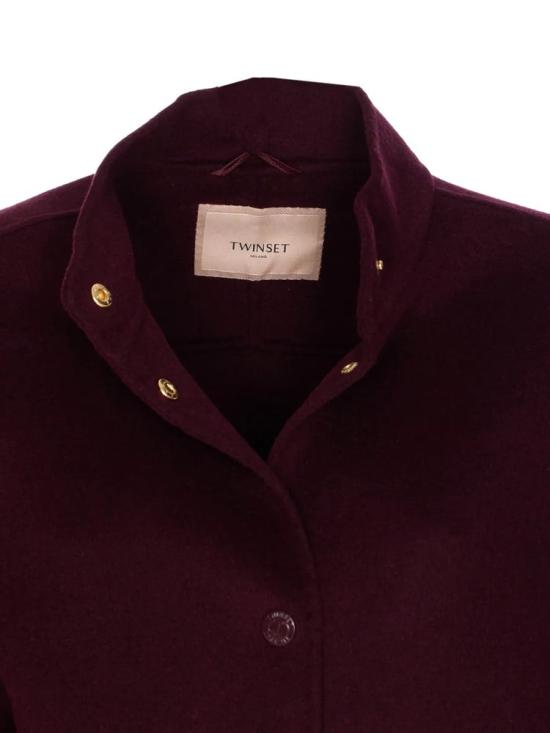 25FW 트윈셋 자켓 252TP2071 05609 Burgundy - TWINSET