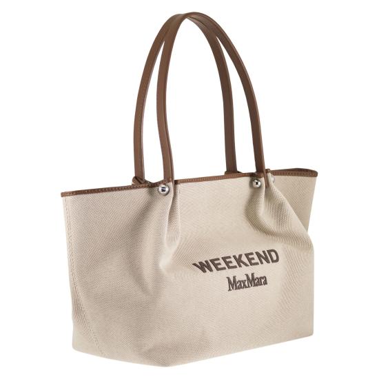 26FW 위켄드막스마라 토트백 2625516115600 NATURAL - WEEKEND MAX MARA
