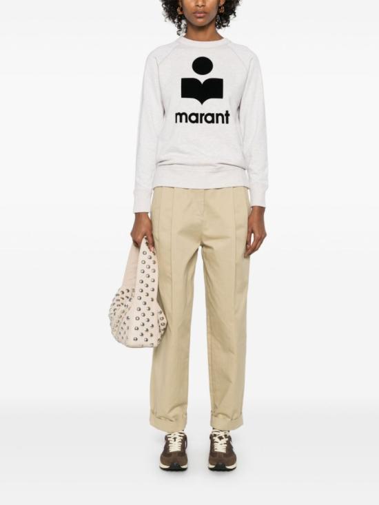 26FW 이자벨마랑에뚜왈 밀리니 코튼 스웨트셔츠 SW0160FAA1M07E23EC Grey - ISABEL MARANT ETOILE