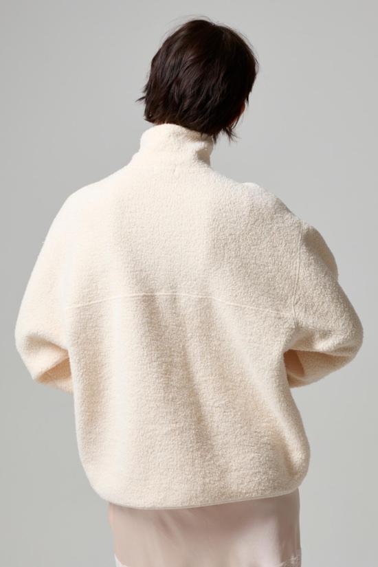  아셀 자켓 애셔 피오나 폴라 플리스 풀오버 파치먼트 - ASHER