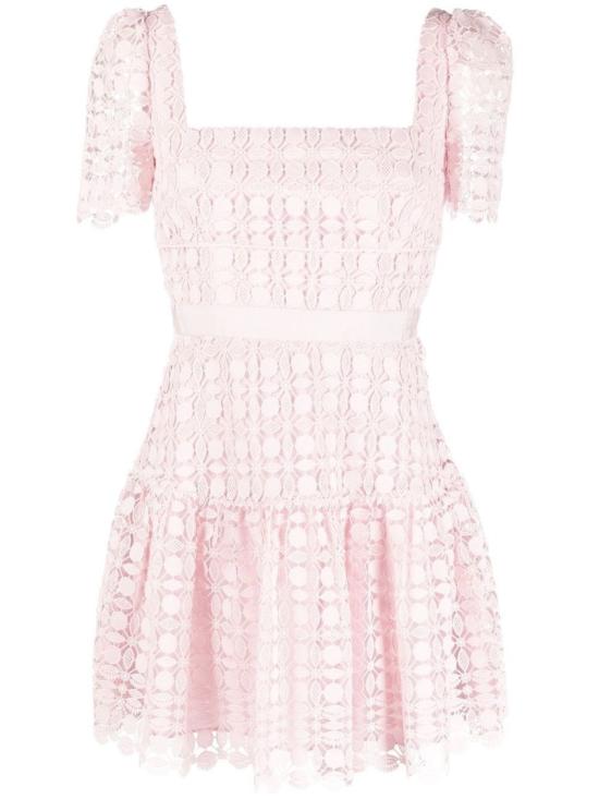  셀프 포트레이트 원피스 RS23 077S PINK