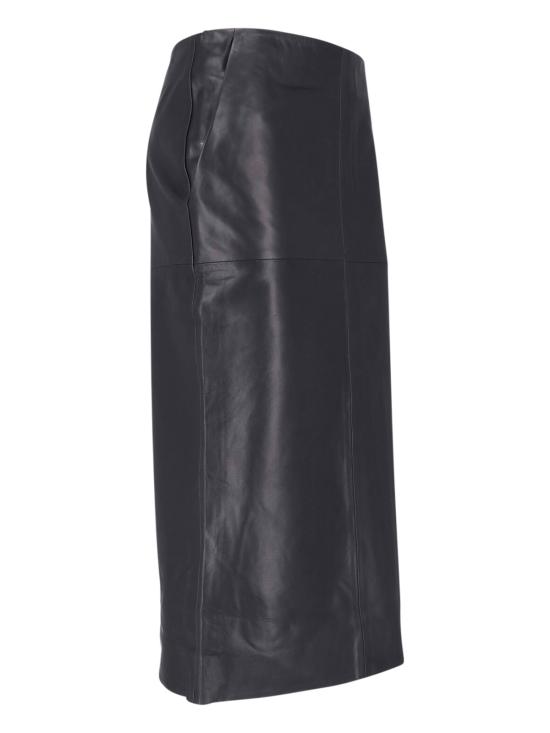 26FW 알마다 라벨 미디 스커트 5319 BL BLACK - ALMADA LABEL
