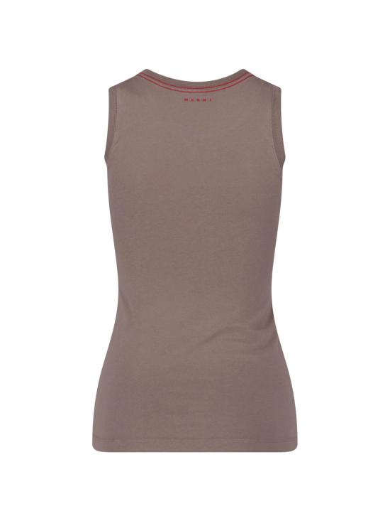26FW 마르니 민소매 티셔츠 THJE0410SY UTCZ57 00M47 TAUPE - MARNI